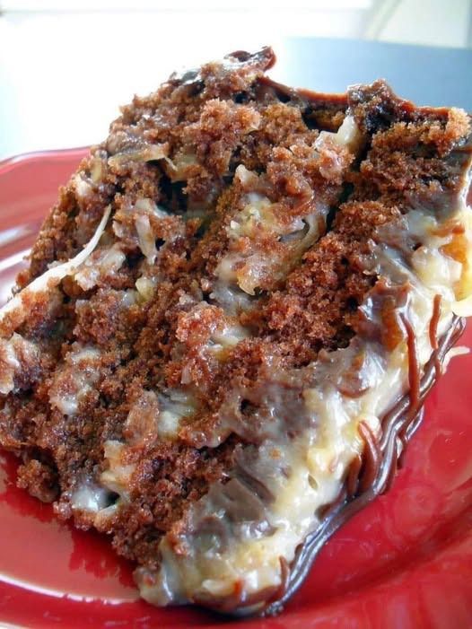 German Chocolate Coconut Layer Cake