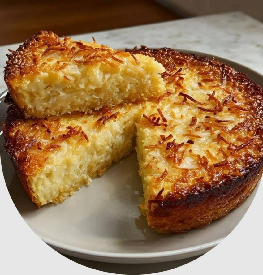 Crustless Coconut Pie