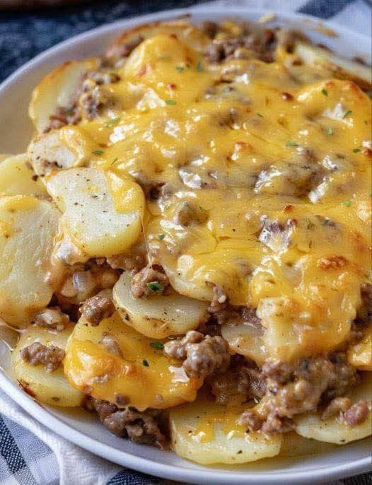 Hamburger Potato Casserole