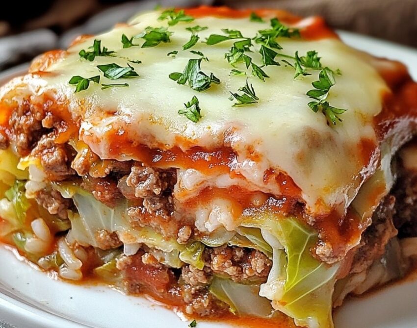 Stuffed Cabbage Roll Casserole