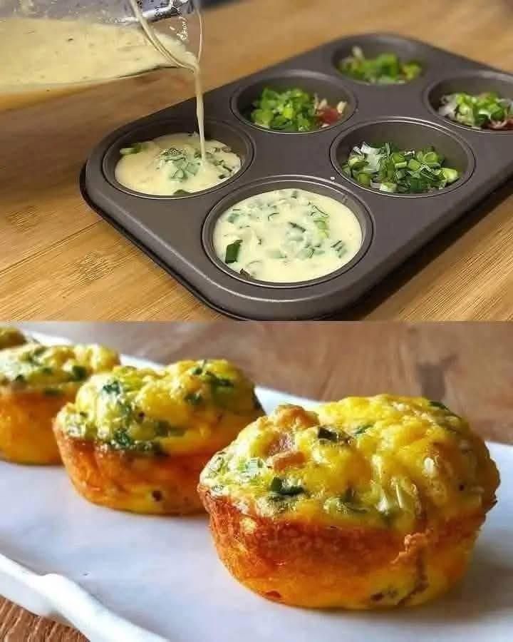 Vegetable omelette muffins