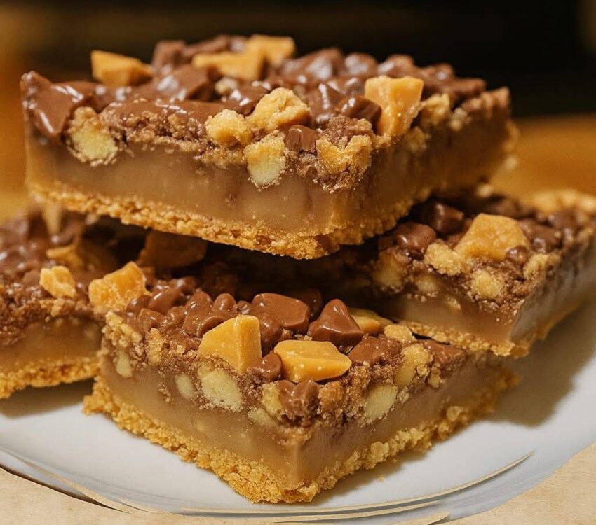 Cake Mix Toffee Bars