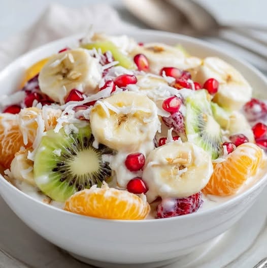 Creamy Tropical Fruit Salad