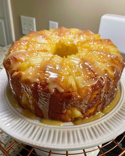 Pineapple Upside-Down Bundt Cake