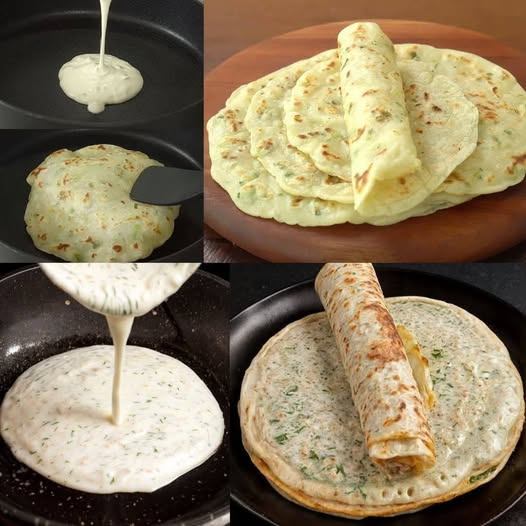 3 Minute Liquid Dough, Garlic Flatbread