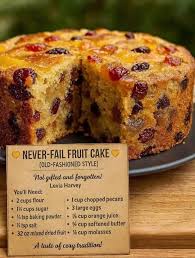 Homemade Fruit Cake
