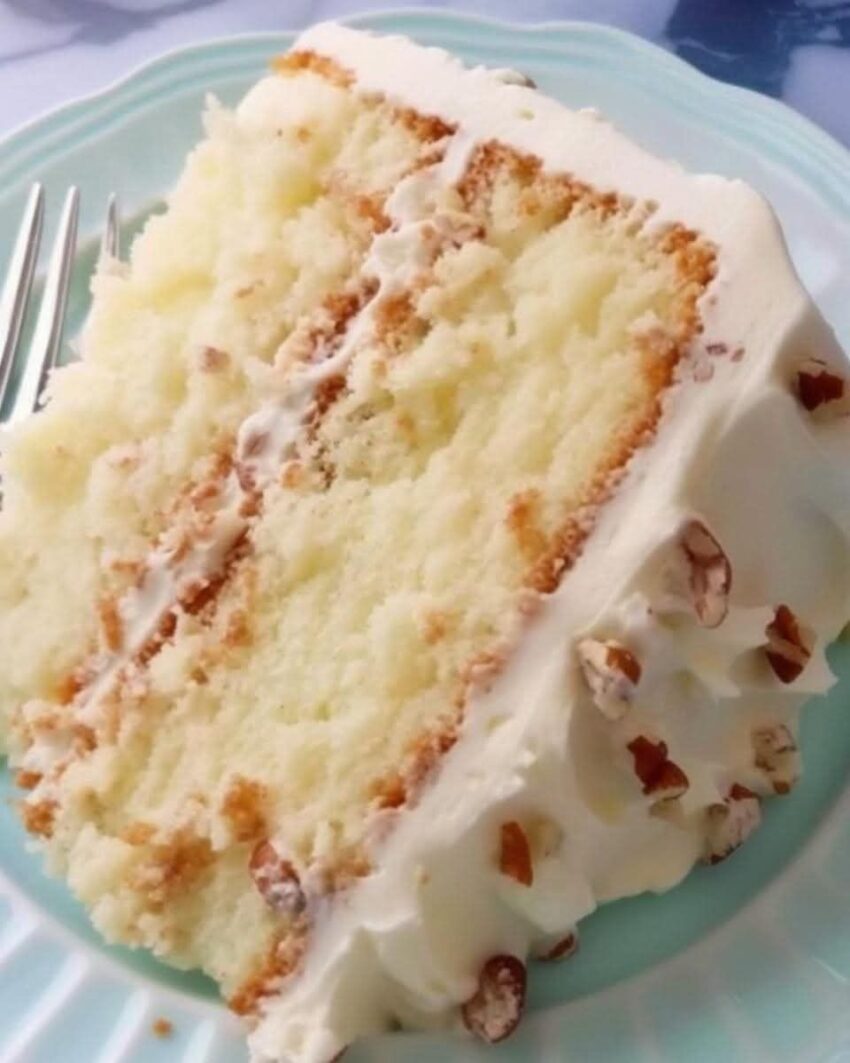 Southern Butter Pecan Layer Cake Recipe