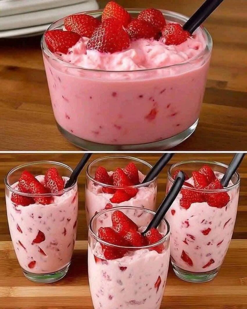 Strawberry Yogurt Dessert