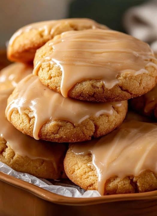Pumpkin Cookies with Brown Sugar Frosting