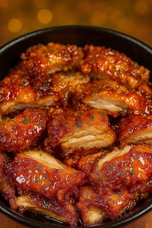 Crispy Honey Garlic Chicken