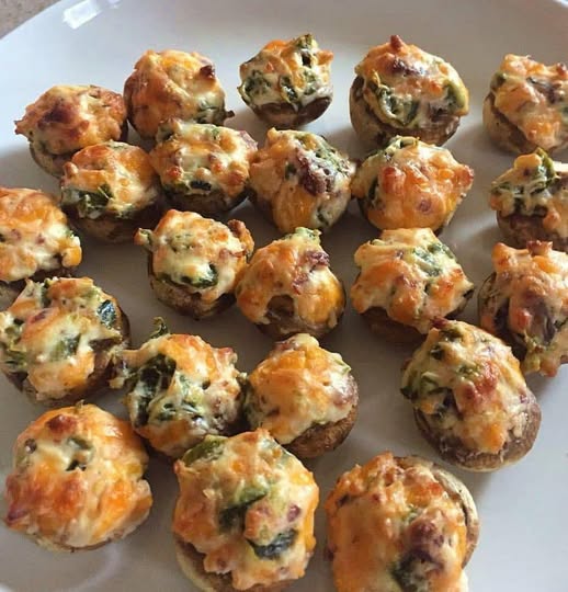 savory crab Stuffed Mushrooms